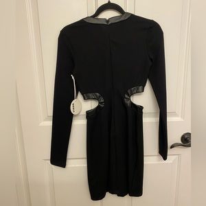 NWT Staud long sleeve dolce dress mini